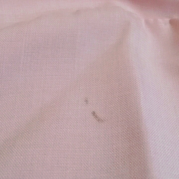 Haggar Petite Pink Button Down Short Sleeve Dress Shirt US M - Picture 4 of 6